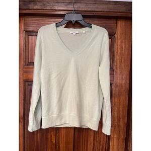 VINCE KASHMIR V-NECK SWEATER SMALL